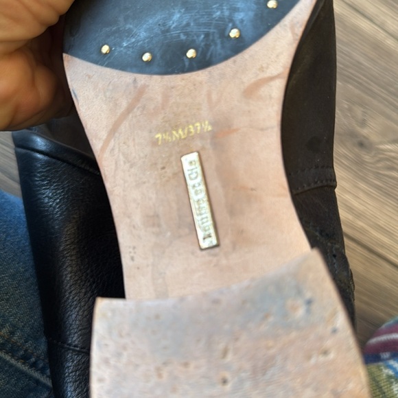 Louise et Cie Zada Black Leather Tall Knee
High Riding Boots Women's Size 7.5 - Picture 6 of 16